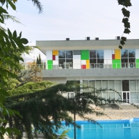 Санаторий Славутич - вид на бассейн